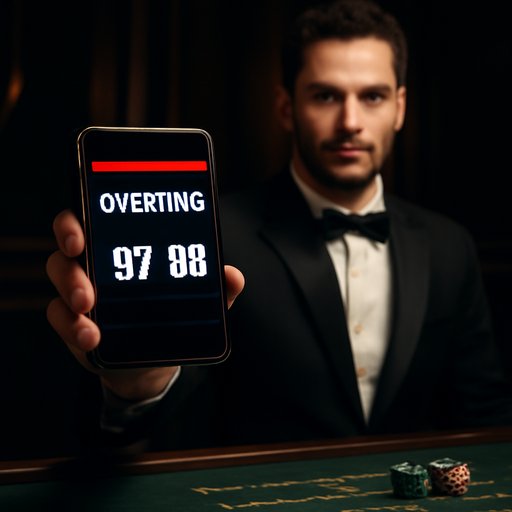 977bet overtime scoreboard on handheld device